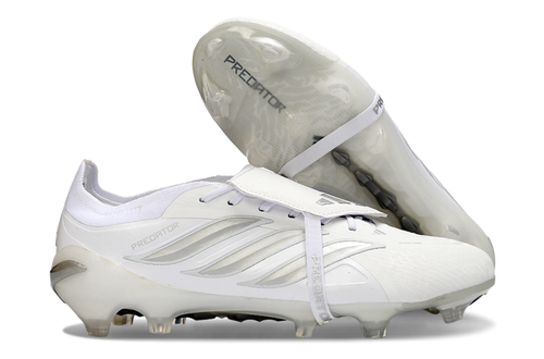 Predator Elite FT FG Silver Metallic / White
