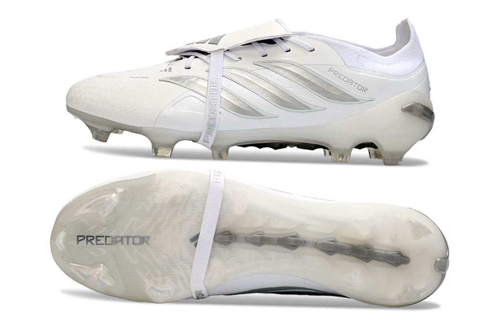 Predator Elite FT FG Silver Metallic / White