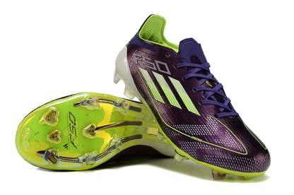 F50 Elite FG Purple Green - 8.5 US