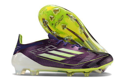 F50 Elite FG Purple Green - 8.5 US