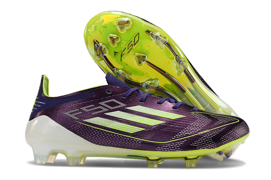 F50 Elite FG Purple Green - 8.5 US